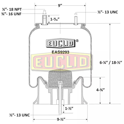 EAS9293 Meritor Air Spring