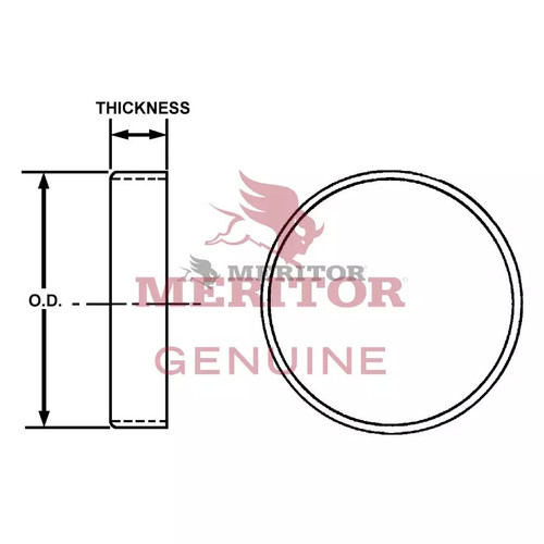 AxleTech Oil Wiper Seal P/N: 1199A3329