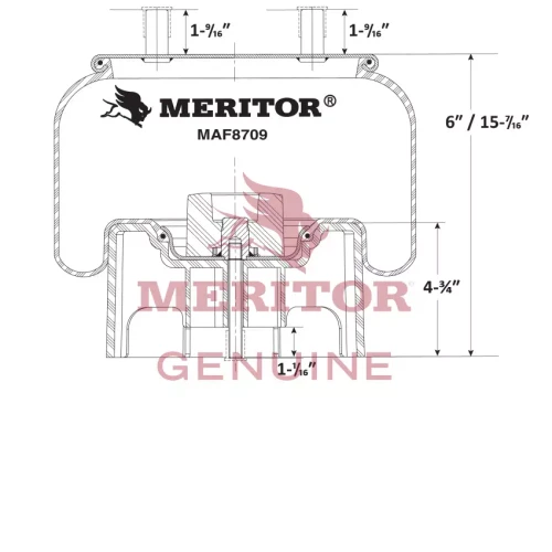 Meritor Air Sprng P/N: MAF8709