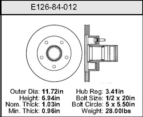 Bendix Rotor P/N: E12684012