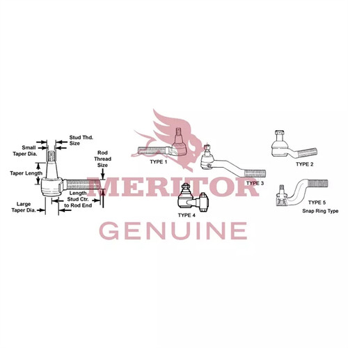 Meritor End P/N: R230092