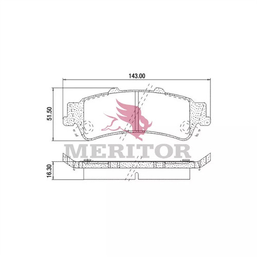 Meritor Disc Pad Set P/N: FSAESD792