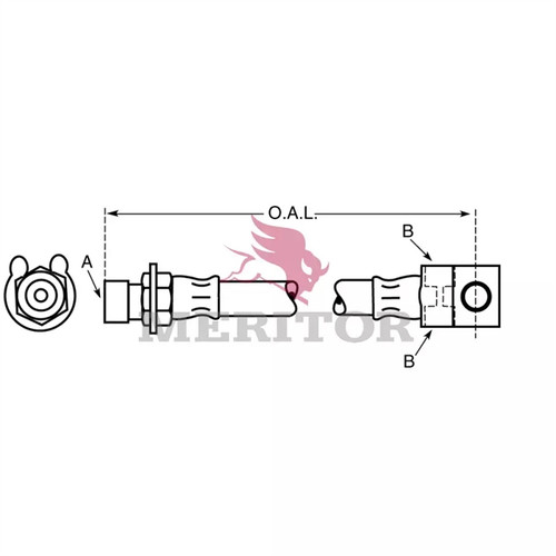 Meritor Hydraulic Hose P/N: R4577019