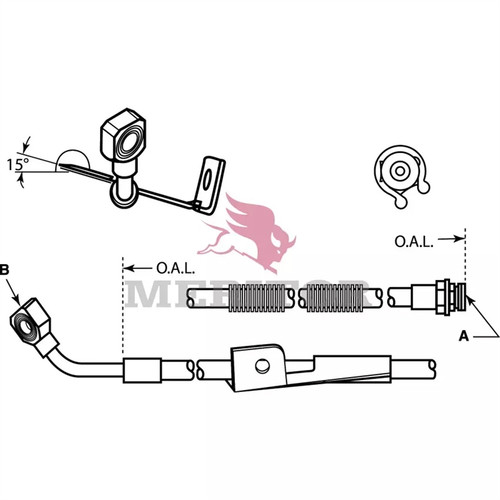 Meritor Hydraulic Hose P/N: R4578772