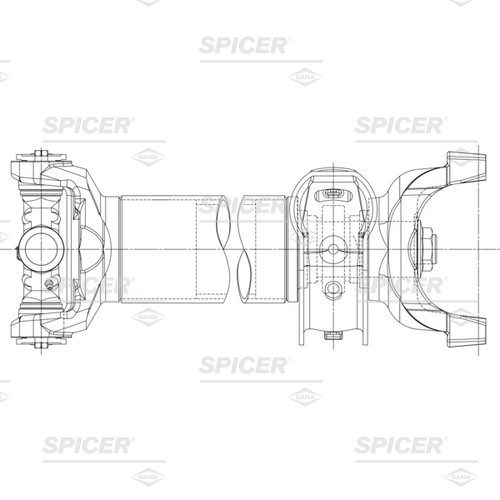 Dana Spicer Coupling Shaft P/N: 907375-3726 or 9073753726