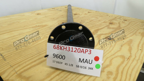 68KH3120P3 TRUCK AXLE SHAFT Mack 45-1/8" long 8 Hole flange