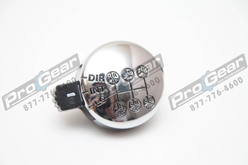Replacement Eaton Fuller A4490 13 Speed Transmission shift knob round chrome