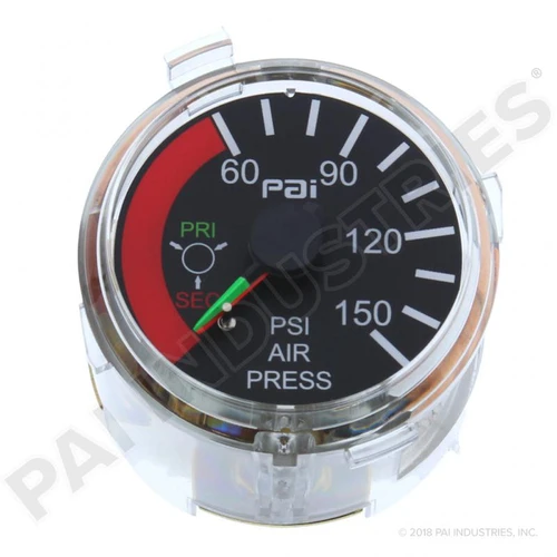 7MT253M Mack Dual Air Pressure Gauge