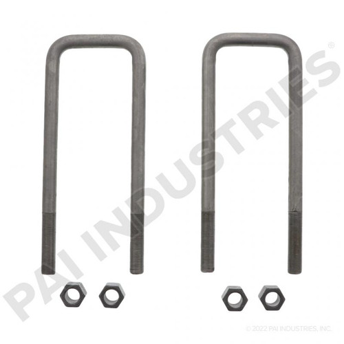 7QK3150P12 Mack Flat U-Bolt Kit 2-Pack