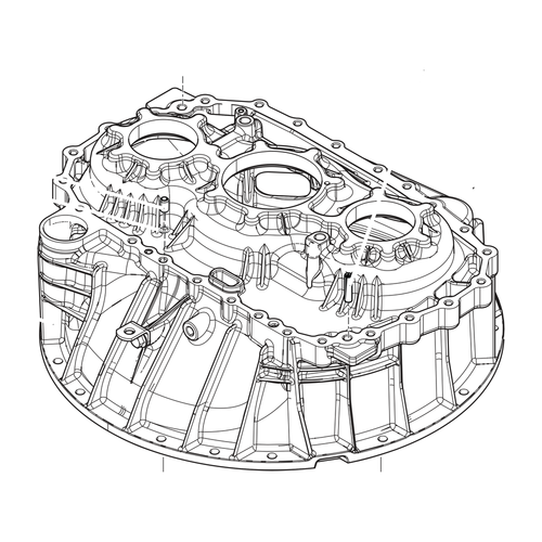 EAHDS-3250 Eaton Fuller Clutch Housing Assembly