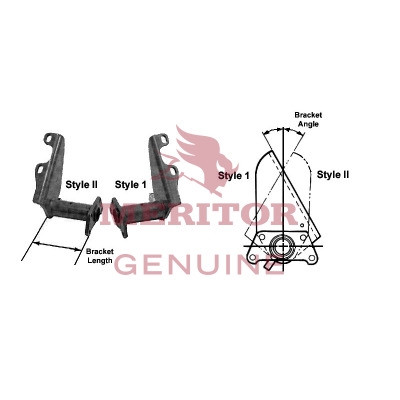 Meritor Assembly Bracket Chamber P/N: A1-3299R1552 or A13299R1552