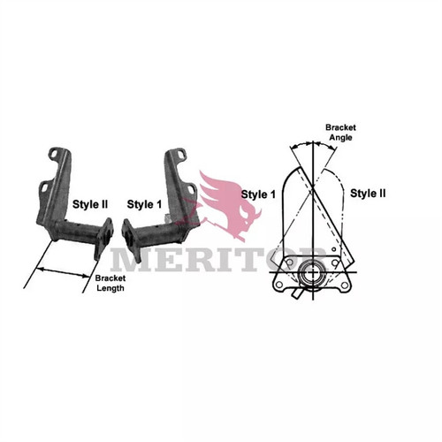 Meritor Assembly Bkt Chmbr P/N: K15-3299U1555 or K153299U1555