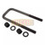 Meritor U-Bolt Assembly P/N: EUB8286-154 or EUB8286154
