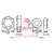 Meritor Locknut P/N: NUEL8-20-8 or NUEL8208