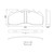 Midland Haldex Air Disc Pads P/N: MPBD1708CV
