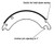 Midland Haldex Brake Shoe P/N: GG4692DQUR