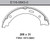 Bendix Brake Shoe P/N: E11608430