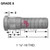 Meritor Stud-L.H. P/N: R001607L