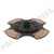 128282 Dana Rear Clutch Disc
