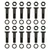 2504059C91 Differential Ring Gear Bolt Kit