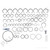 208SH102 Mack O-Ring/Retaining Ring Transmission Kit