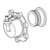 EAHDS3200 Eaton Fuller Piston & Cover