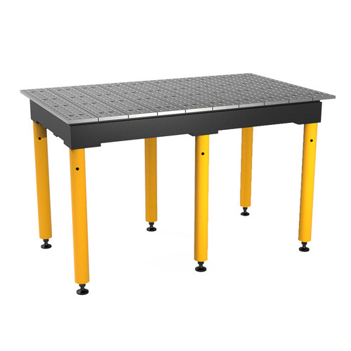 BuildPro 5' x 3' MAX Welding Table, Standard Finish, Heavy-Duty Legs, Table Surface Height 36.5" (TMA56036F)