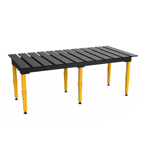 BuildPro 6' x 4' ALPHA 5/8 Welding Table, Nitrided Finish, Height 