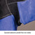 Black Stallion Color Block Leather Welding Jacket, Black & Royal Blue, X-Large (JL1030-BB-XLG)