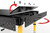 BuildPro 10' x 5' ALPHA 5/8 Welding Table, Nitrided Finish, Heavy-Duty Legs, Table Surface Height 30.5" (TA5-10260Q-A2)