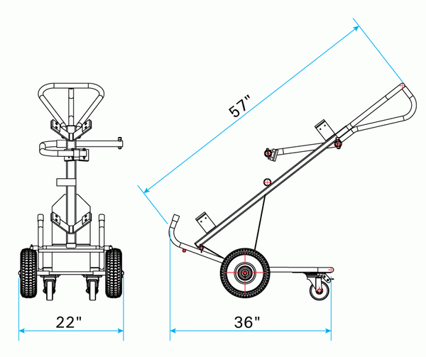 Strong Hand Tools Gas Cylinder Cart (GCC210)