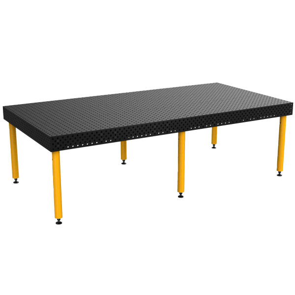 BuildPro 10' x 5' ALPHA 5/8 Welding Table, Nitrided Finish, Heavy-Duty Legs, Table Surface Height 30.5" (TA5-12060Q-A2)