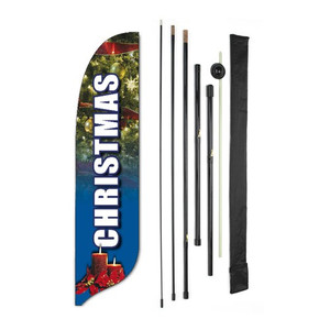 Outdoor Advertising Blade Flag - Christmas - Bundle