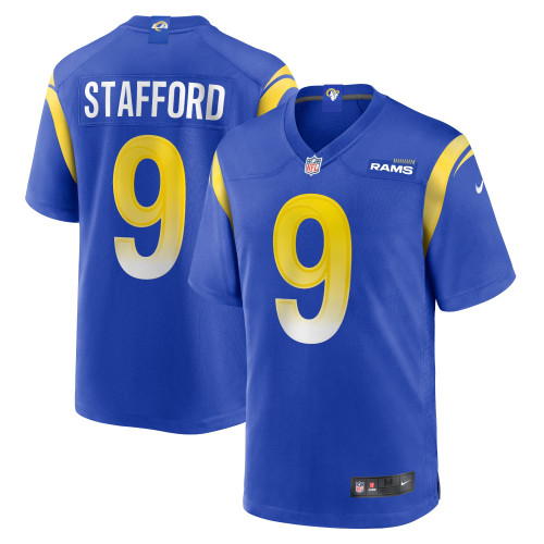 Men'S Nike Matthew Stafford Royal Los Angeles Rams Player Game Jersey