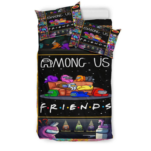 Among Us Friends Bedding Sets Duvet Covers And Pillowcase Set Comforter Sets, US King Size, Bedding Set941 - BOBBY SHOP