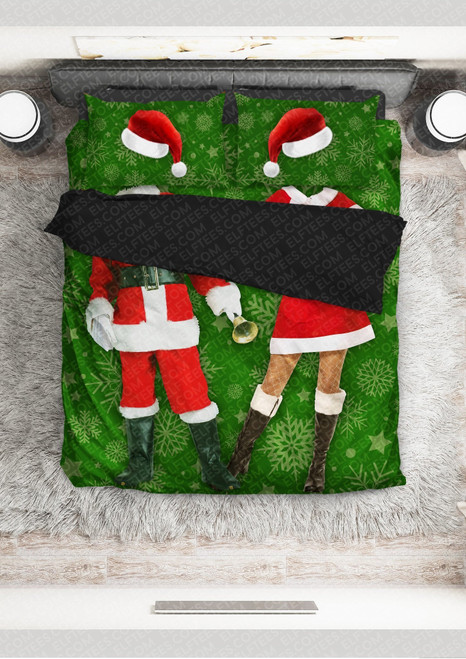 #XM1210 - Selfie Santa Claus Cosplay Bedding Set - 40% OFF - Best Christmas Ideas