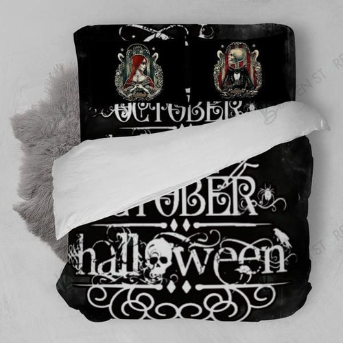 31St October Halloween Skull Bedding Set Bedroom Decor