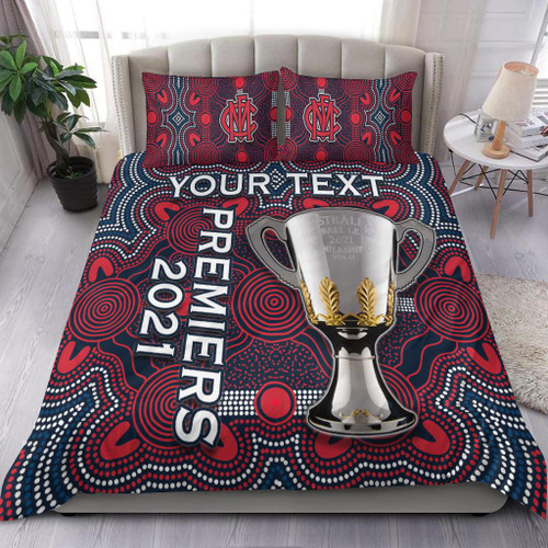 (Custom Personalised) Demons Indigenous Bedding Set Premiers 2021 Champion LT13
