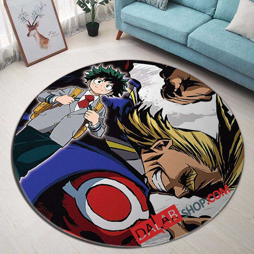 Anime Boku no Hero Academia 2nd Season d 3D Customized Personalized Round Area Rug