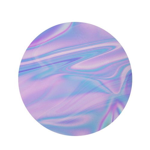 Abstract Holographic Round Rug