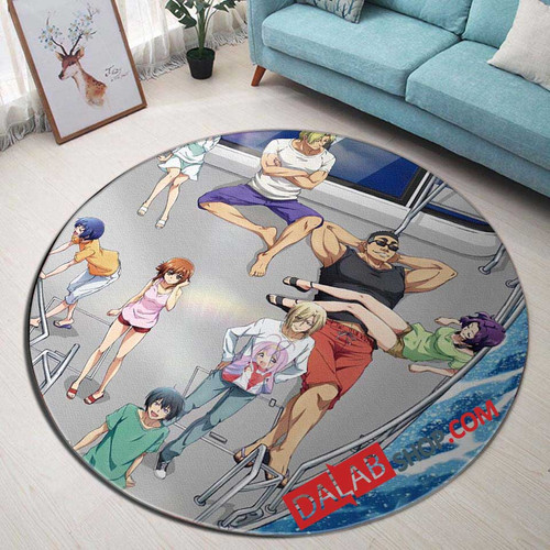 Anime Grand Blue v 3D Customized Personalized Round Area Rug