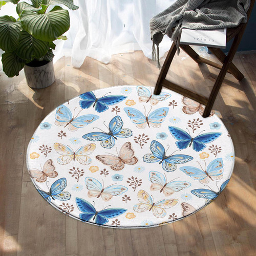 A Flight Of Butterflies SW0501 Round Rug