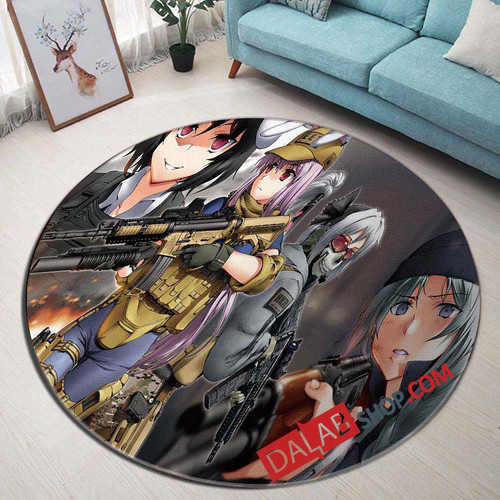Anime Call of Duty n 3D Customized Personalized Round Area Rug