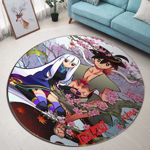 Anime Katanagatari d 3D Customized Personalized Round Area Rug