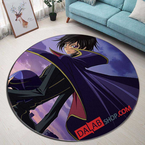 Anime Code Geass v 3D Customized Personalized Round Area Rug