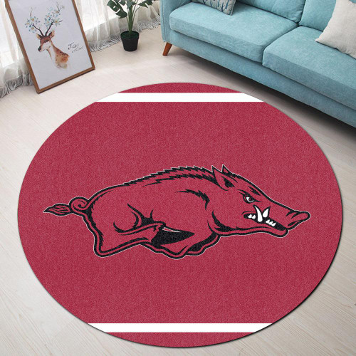 Arkansas Razorbacks Round Rug - NCAA