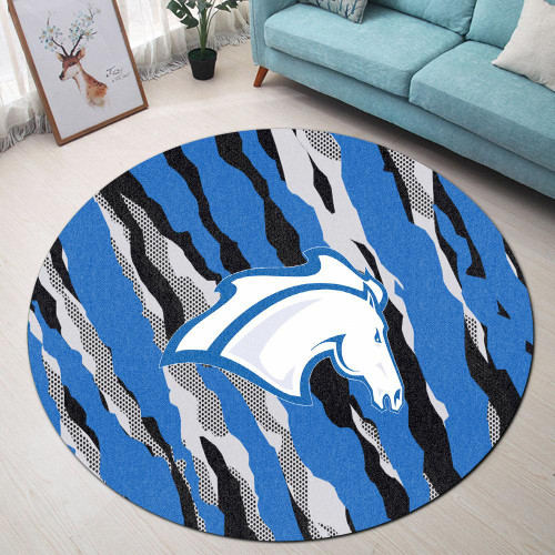 Alabama Huntsville Chargers Round Rug Sport Style Keep Go On- NCAA