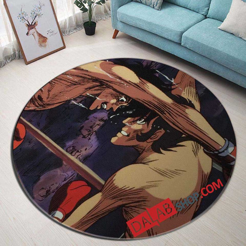 Anime Ashita no Joe 2 n 3D Customized Personalized Round Area Rug
