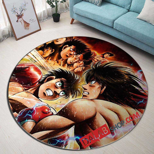 Anime Hajime no Ippo n 3D Customized Personalized Round Area Rug
