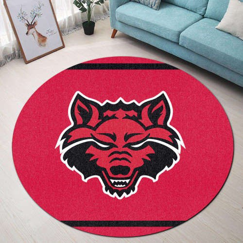Arkansas State Red Wolves Round Rug - NCAA